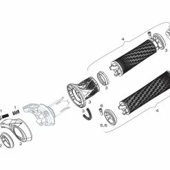 SRAM Ersatzteile Eagle / XX1 / XX / X0 / X01 / GX / NX Drehgriffschalter