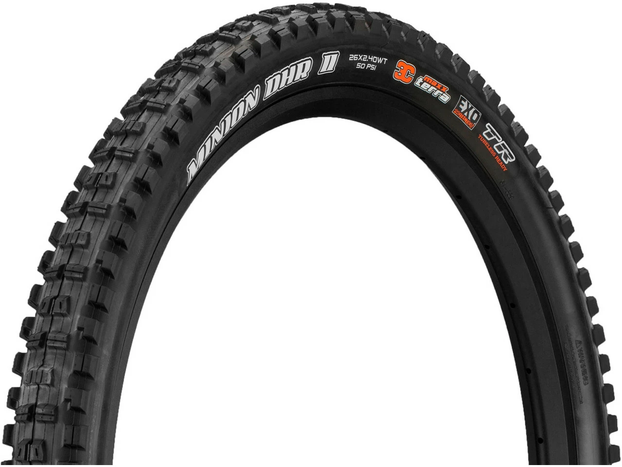 MAXXIS Minion DHR II 3C MaxxTerra EXO WT TR 26" Faltreifen 3 MAXXIS Minion DHR II 3C MaxxTerra EXO WT TR 26" Faltreifen