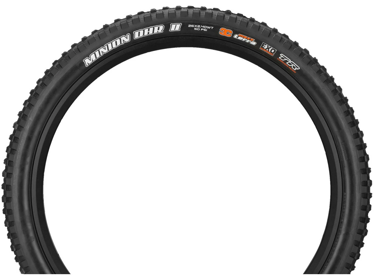 MAXXIS Minion DHR II 3C MaxxTerra EXO WT TR 26" Faltreifen 4 MAXXIS Minion DHR II 3C MaxxTerra EXO WT TR 26" Faltreifen – Bild 2