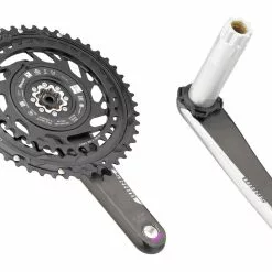 Quarq Red AXS DUB Powermeter Carbon Kurbelgarnitur -Jagdraht Verkaufsladen 248591