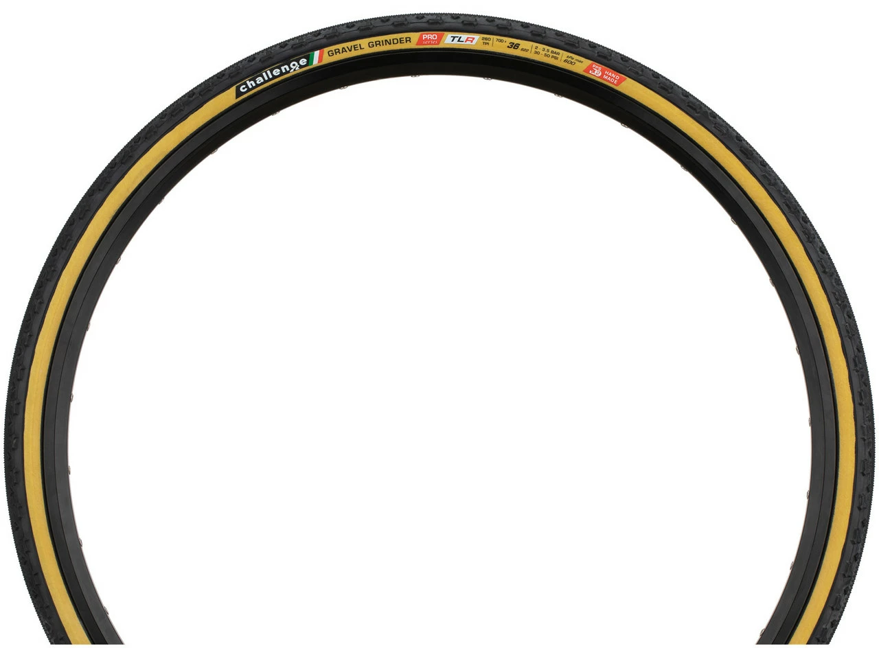 Challenge Gravel Grinder Pro Handmade TLR 28" Faltreifen 4 Challenge Gravel Grinder Pro Handmade TLR 28" Faltreifen – Bild 2