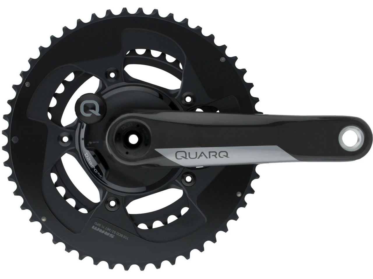 Quarq DZero DUB Powermeter Compact Carbon Kurbelgarnitur 3 Quarq DZero DUB Powermeter Compact Carbon Kurbelgarnitur