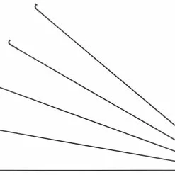Sapim D-Light J-Bend Speichen + Nippel - 5 Stück