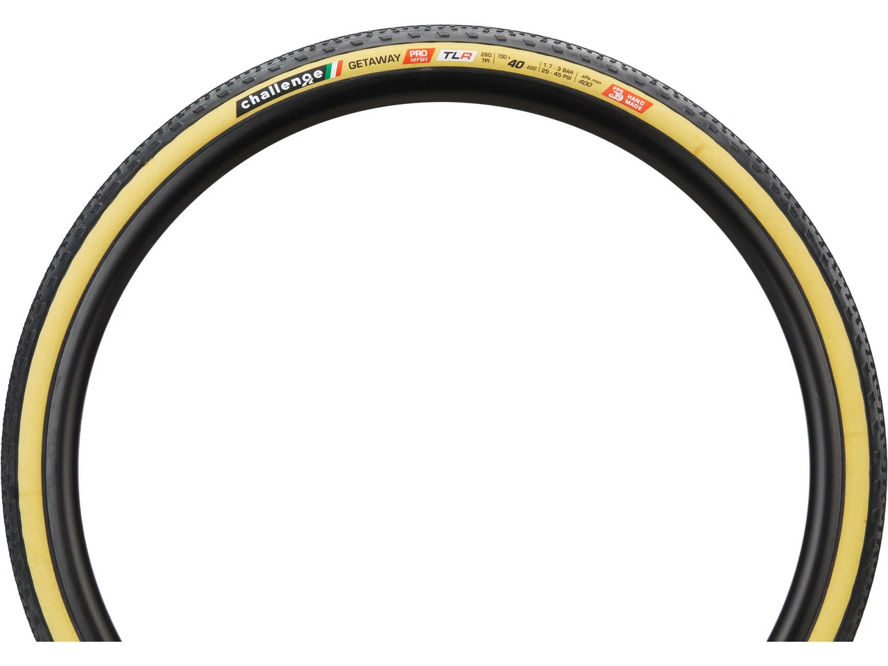 Challenge Getaway Pro Handmade TLR 28" Faltreifen 4 Challenge Getaway Pro Handmade TLR 28" Faltreifen – Bild 2