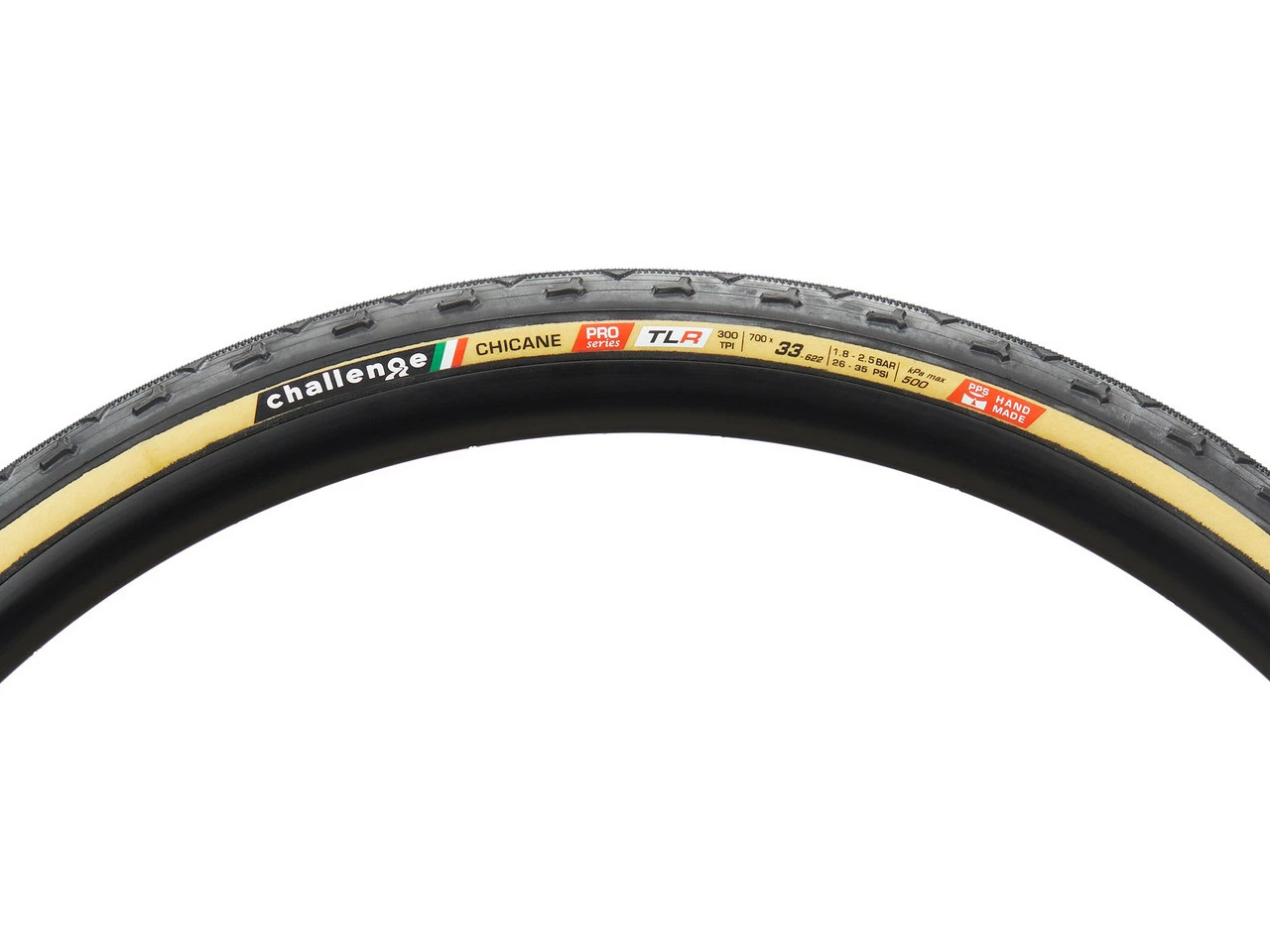 Challenge Chicane Pro Handmade TLR 28" Faltreifen 5 Challenge Chicane Pro Handmade TLR 28" Faltreifen – Bild 3